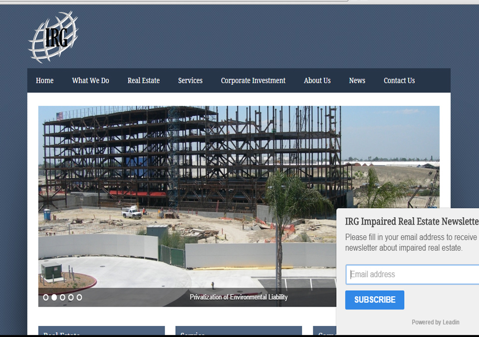 IRG Home Page